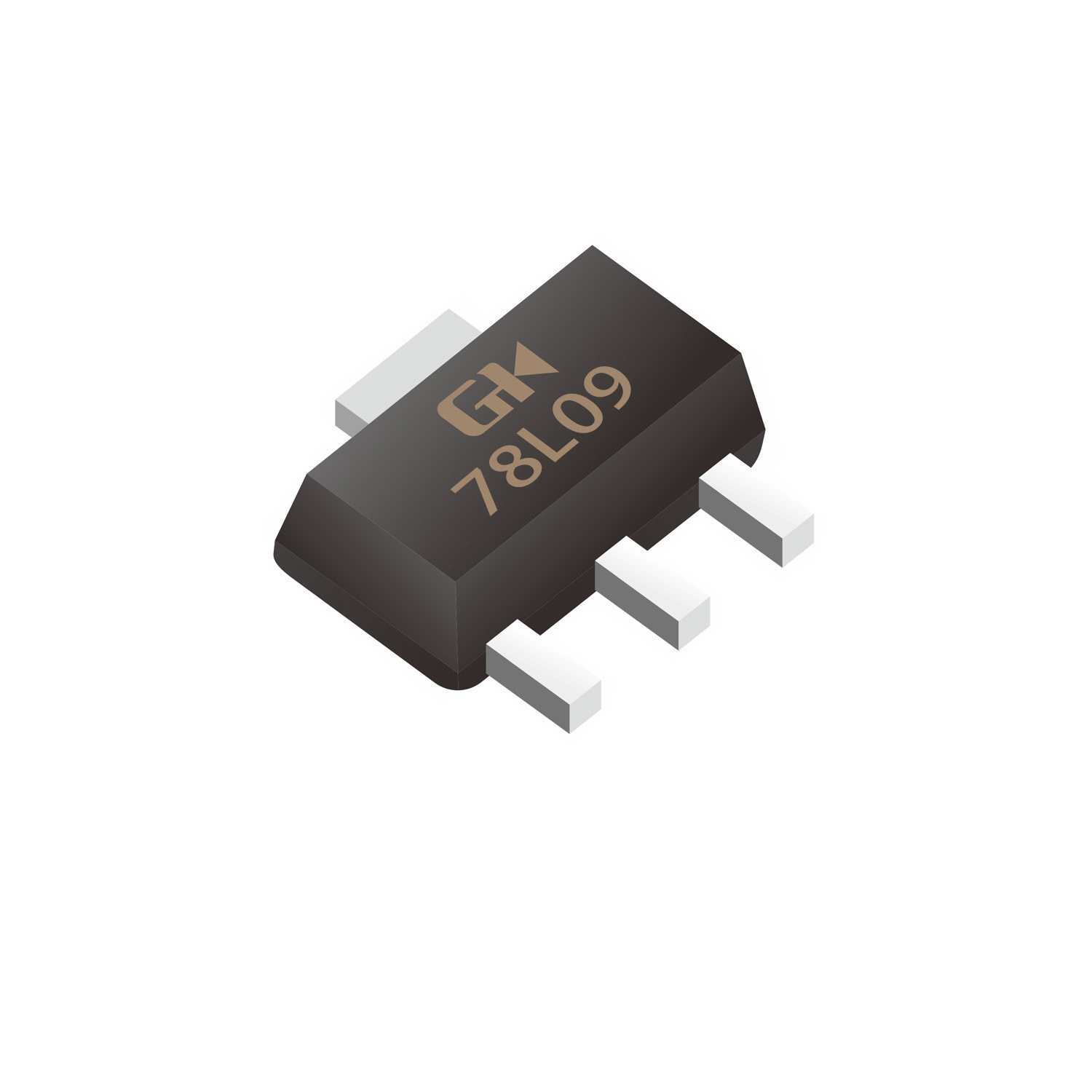 LDO linear voltage regulator 78L09 SOT89 0.1A