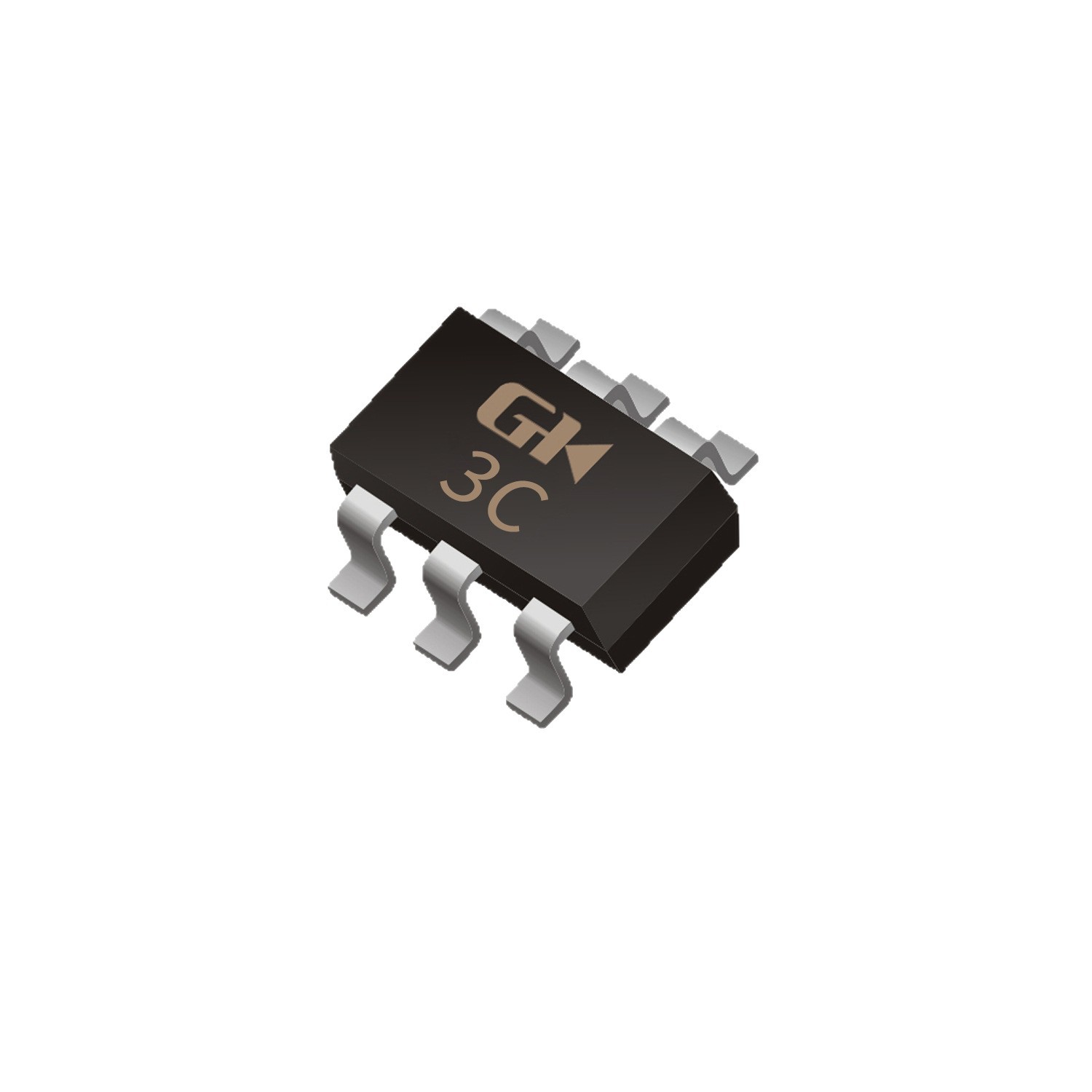 3C-3K-SOT363-BCM857BS(PNP+PNP)GK